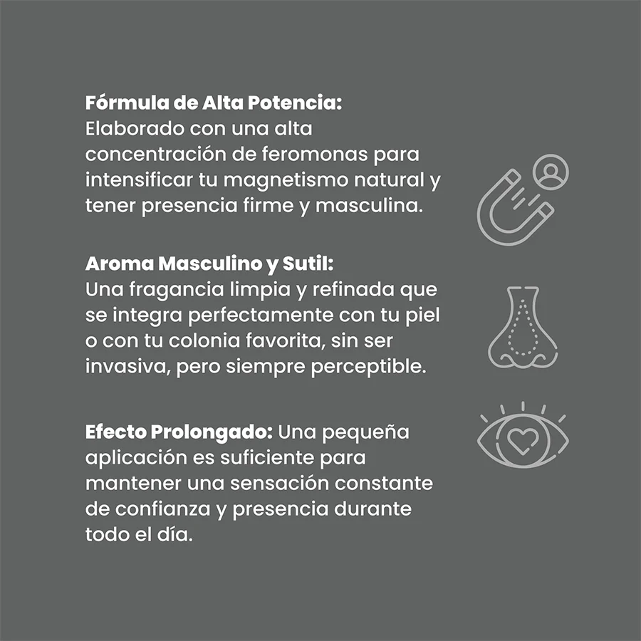 Perfume con Feromonas Titanium x 10 Ml Sen Intimo