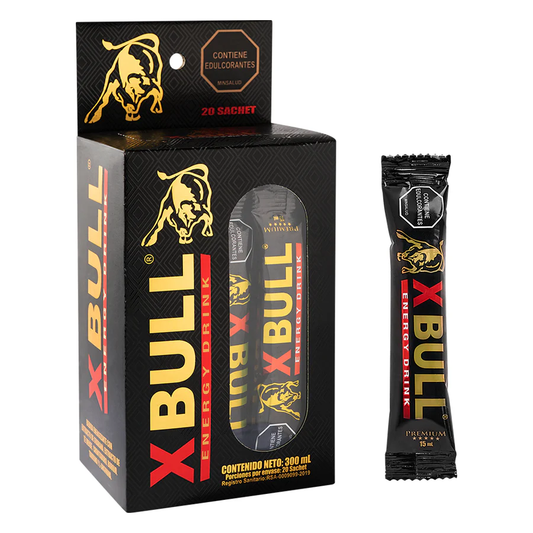 Energizante X-Bull Black Caja X20 Sachet de 15 mL