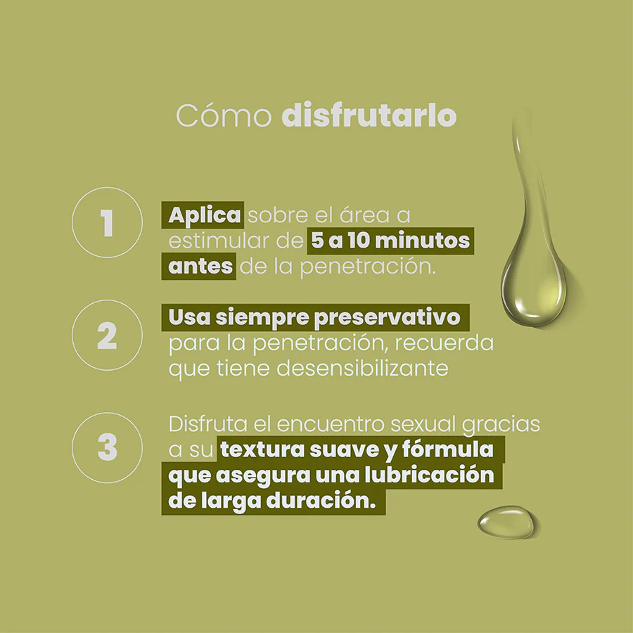Lubricante Íntimo Anal Desensibilizante x 10 ml by Sen Íntimo