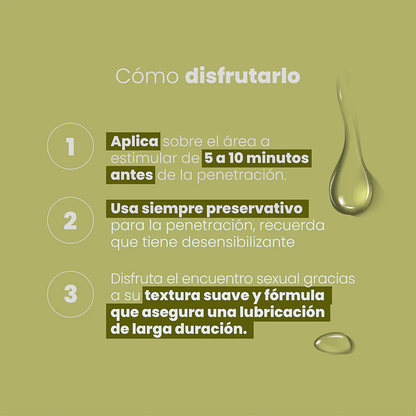 Lubricante Íntimo Anal Desensibilizante x 10 ml by Sen Íntimo