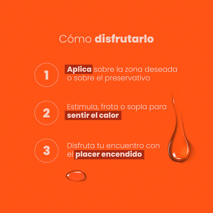 Lubricante Íntimo Caramelo Sensación Caliente x 30 ml