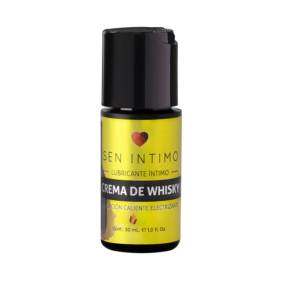 Lubricante Íntimo Crema de Whisky Sensación Caliente electrizante x 30 ml