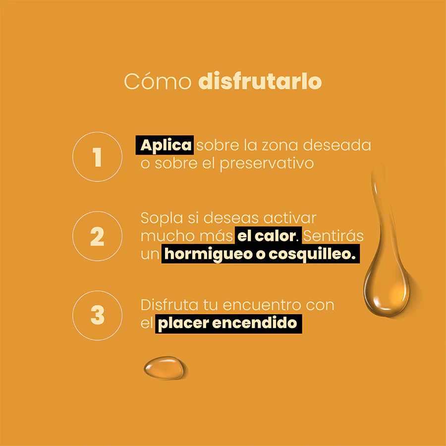 Lubricante Íntimo Crema de Whisky Sensación Caliente electrizante x 30 ml