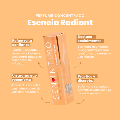 Perfume con Feromonas Radiant x 10 Ml Sen Intimo