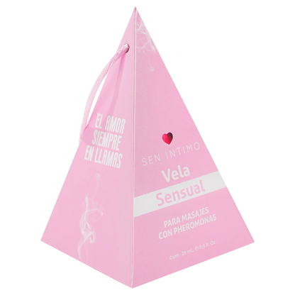 Vela Sensual Masajes Pirámide x 25 ml