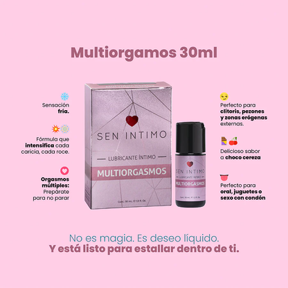 Lubricante Íntimo Multiorgasmos x 30 ml