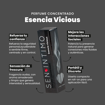 Perfume con Feromonas Vicious x 10 Ml Sen Intimo