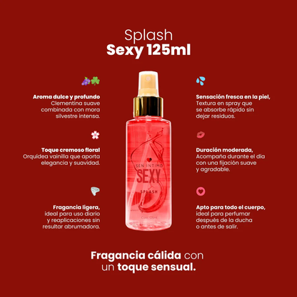 Splash Sexy X 125 Ml Sen Intimo