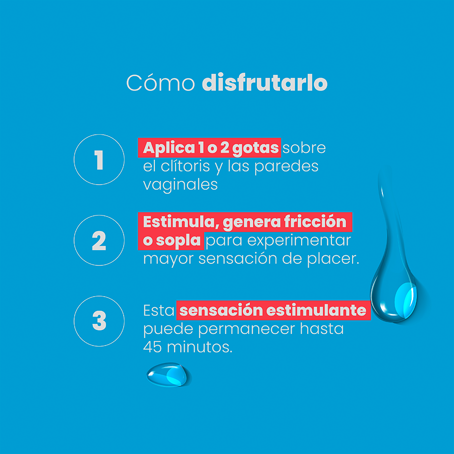 Lubricante Íntimo Multiorgasmos Frío/Calor x 30 ml